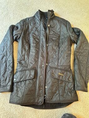 Barbour Quilted and Lined Black Jacket
